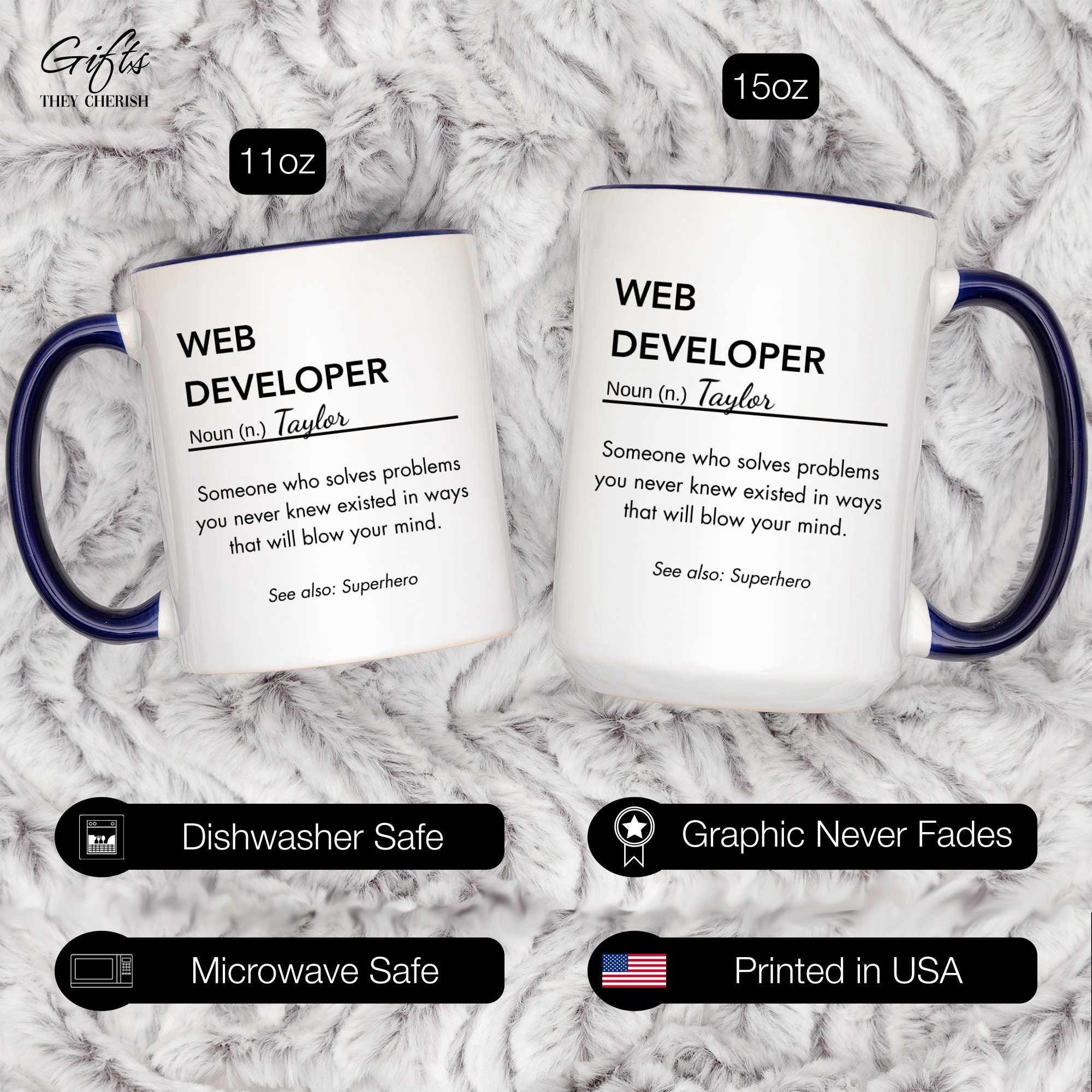 Web Developer Definition Mug Personalized, Web Developer Cup, Web ...