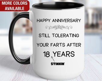 18th Anniversary Gift for Him, 18 Year Anniversary Gift for Husband, 18th Wedding Anniversary Gift Men, 18 Years Together, 18 Years Married