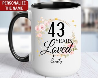 Striscione Decorazione Per 43° Compleanno Donna – Oro Rosa, 90x180 Cm, Tessuto Con Occhielli - 2