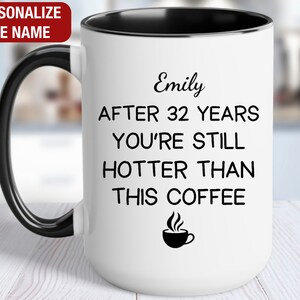 32nd Anniversary Mug - Etsy