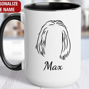 Shih Tzu Ears Outline Mug, Shih Tzu Personalized Cup, Shih Tzu Mug, Shih Tzu Coffee Cup, Shih Tzu Gifts