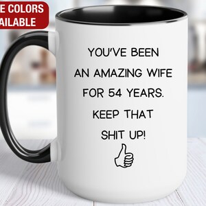 54th Anniversary Gift for Her, 54 Year Anniversary Gift for Wife, 54th Wedding Anniversary Gift for Her, 54 Years Together, 54 Years Married