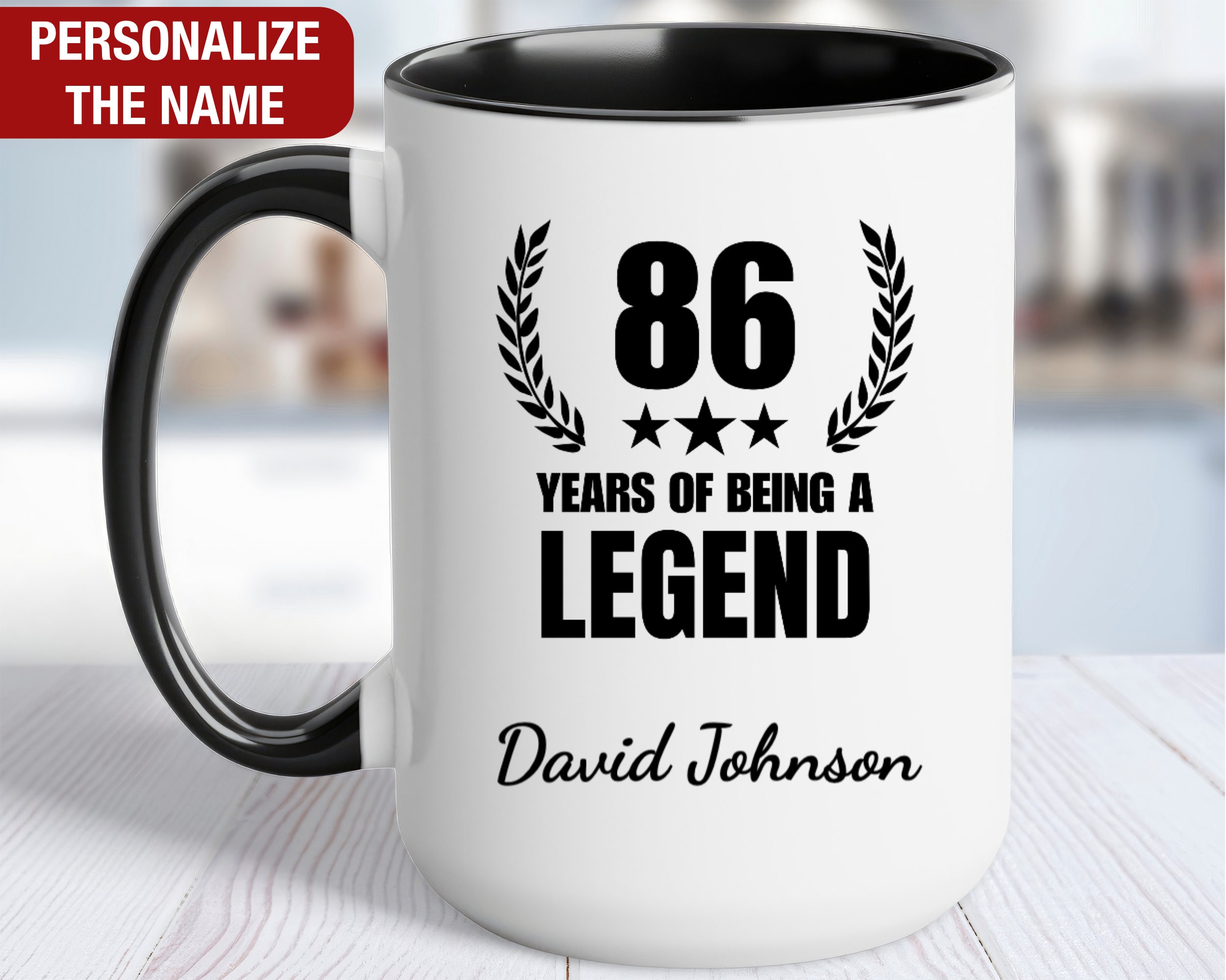 86th Birthday Gift Personalized Mug, 86 Years of Being a Legend, Gift for 86  Year Old Birthday, 86th Birthday for Him, 86th Birthday for Her - Etsy