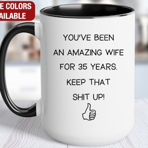 35th Anniversary Gift for Her, 35 Year Anniversary Gift for Wife, 35th Wedding Anniversary Gift for Her, 35 Years Together, 35 Years Married