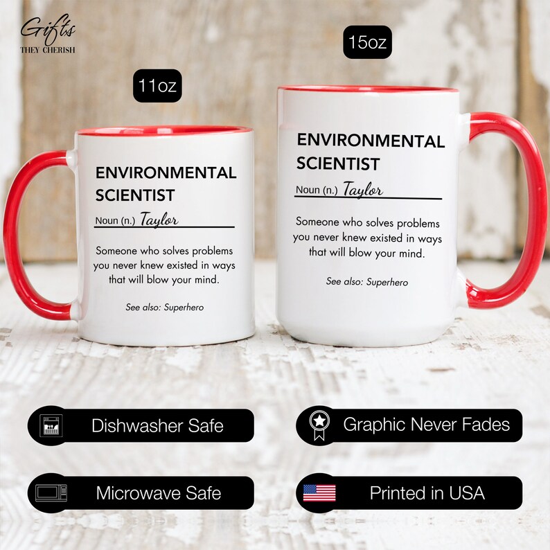Environmental Scientist Definition Gift, Personalized Environmental