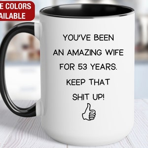 53rd Anniversary Gift for Her, 53 Year Anniversary Gift for Wife, 53rd Wedding Anniversary Gift for Her, 53 Years Together, 53 Years Married