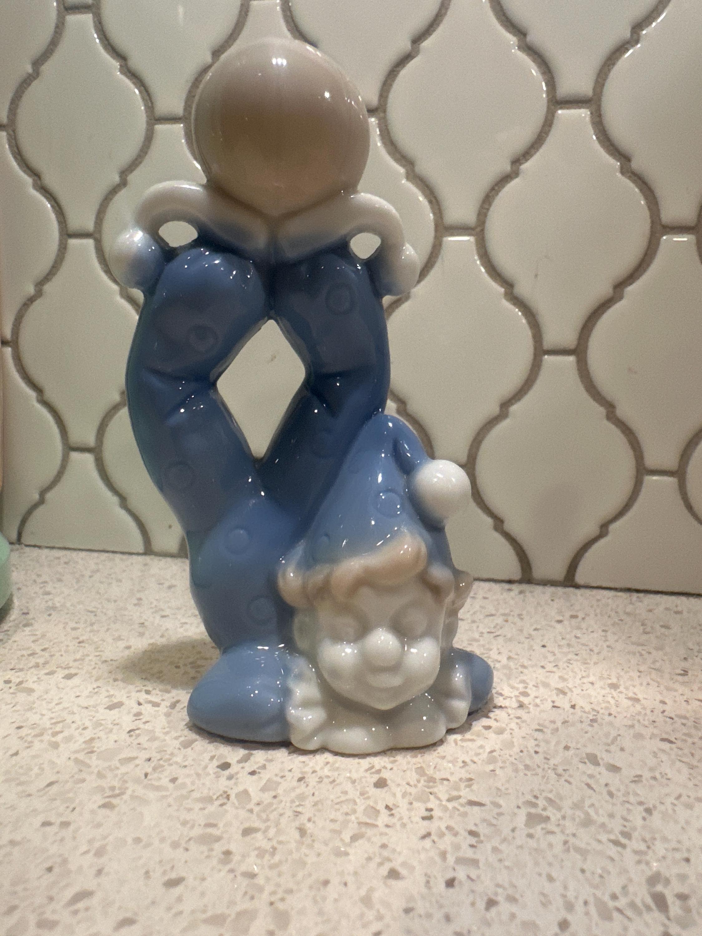 Blue Clown Figurines & Knick Knacks - Etsy