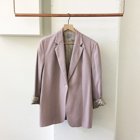 Vintage Lavendar 90s oversized blazer