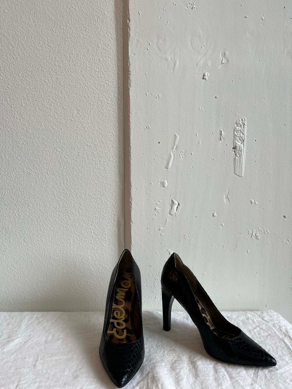 Sam edelman deals snakeskin pumps