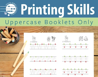 Printing Booklet for Uppercase Letter Formation Practice