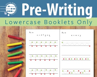 Pre-writing Booklet for Lowercase Letter Formation Practice