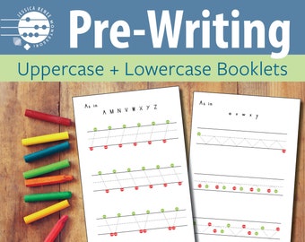 Pre-writing Booklets for Uppercase and Lowercase Letter Formation