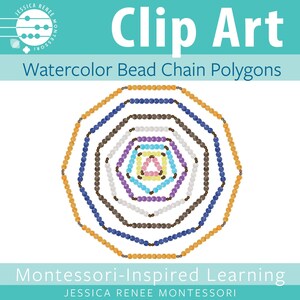 Montessori Mathe Perlenkette Polygone