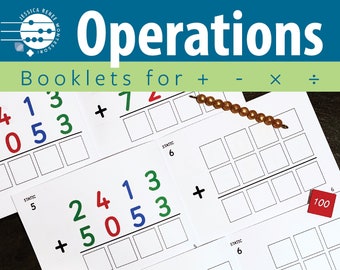Montessori Math Operations Booklets