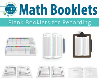 Livrets de mathématiques Montessori vierges pour l’enregistrement des réponses Bundle
