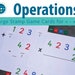 Montessori Math Stamp Game Operations Cards Bundle (large Cards) - Etsy