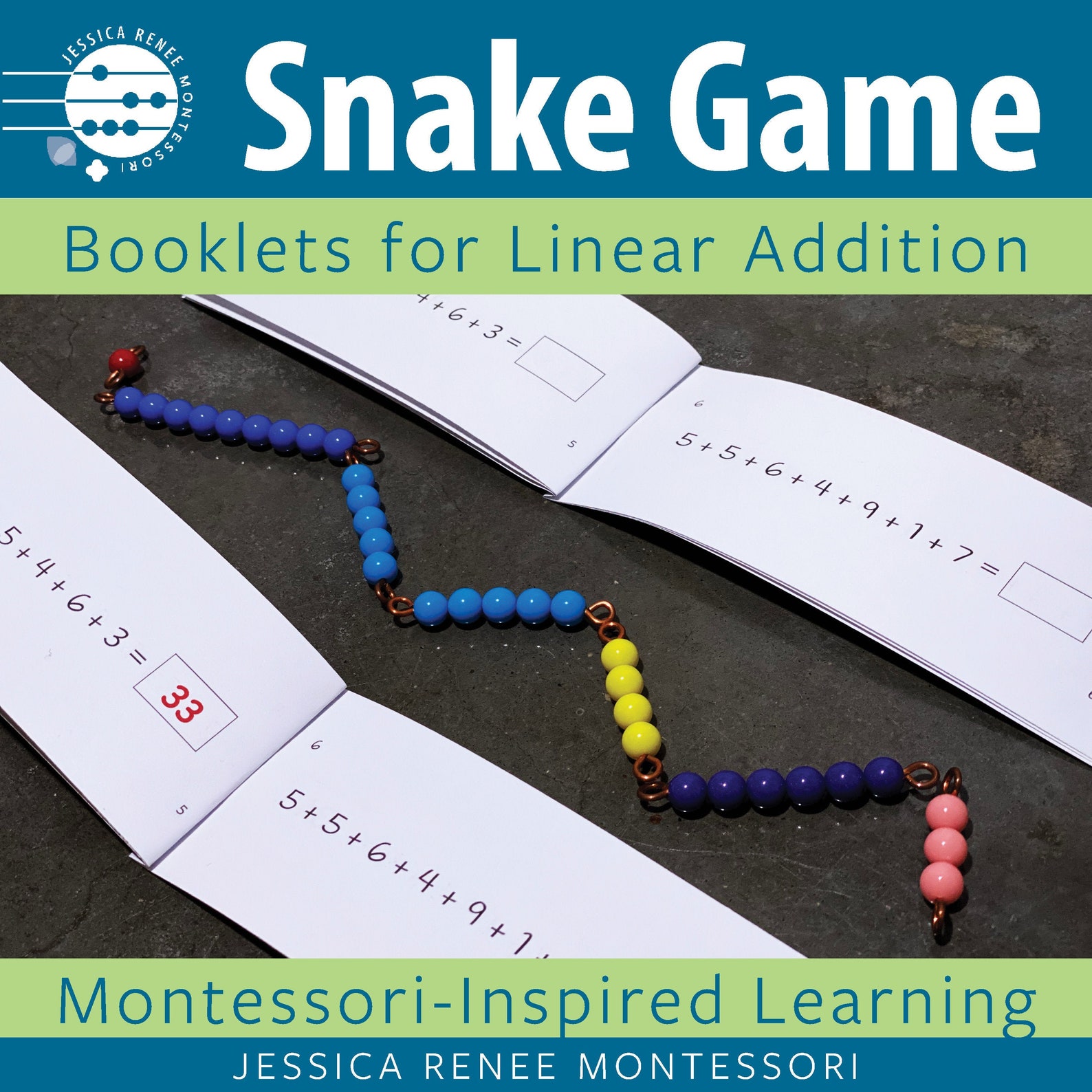 Montessori Math Addition Snake Game Booklets for Addition Facts ...