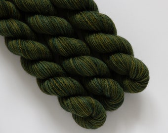 Verde - Hand Dyed Sock Contrast Minis