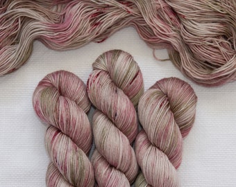 Yesterday's Bouquet - Hand Dyed Merino Cashmere Fingering 4ply Sock Yarn