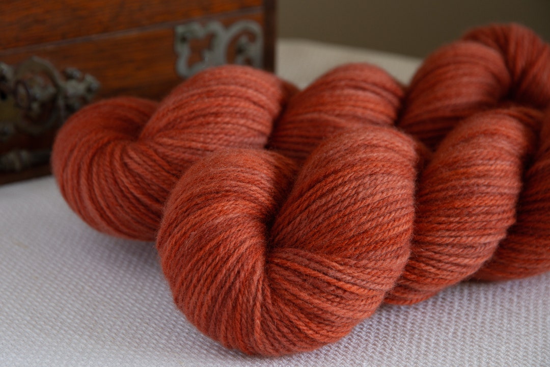 Spice Hand Dyed Woollen Spun Polwarth Etsy