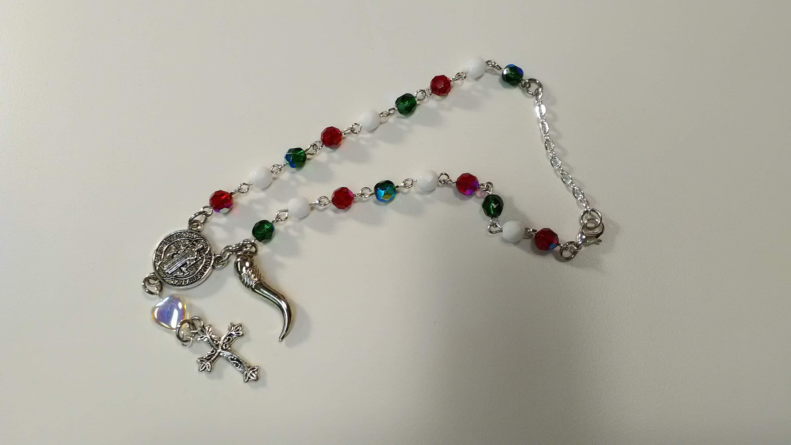 Italian Auto/Car Rosary With Italian Horn Charm Silver or Etsy