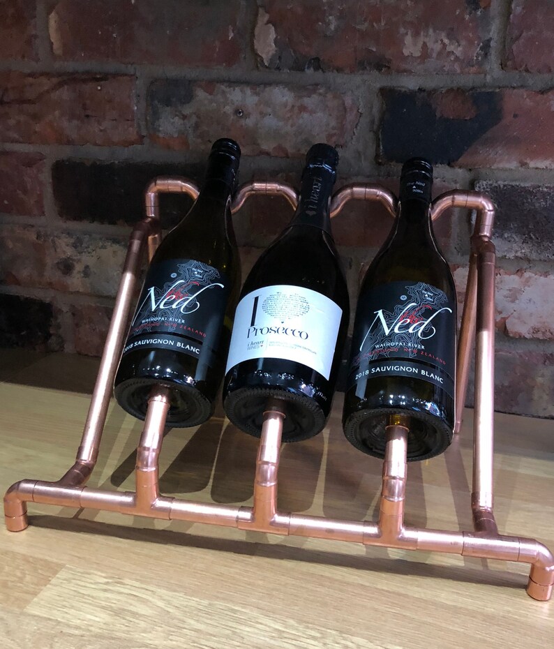 champagne bottle rack