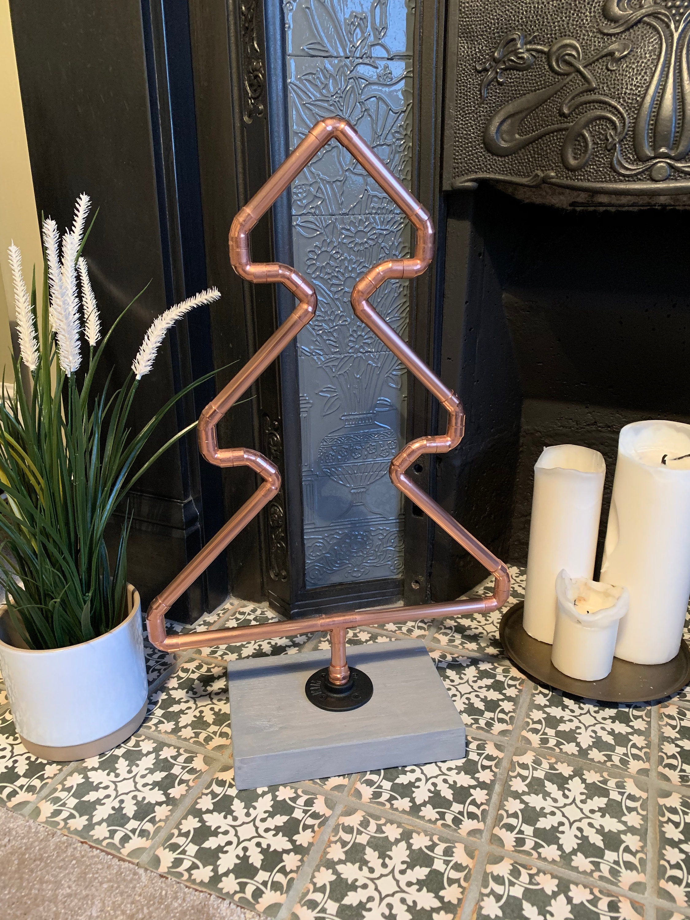 Copper Pipe Christmas Tree Etsy