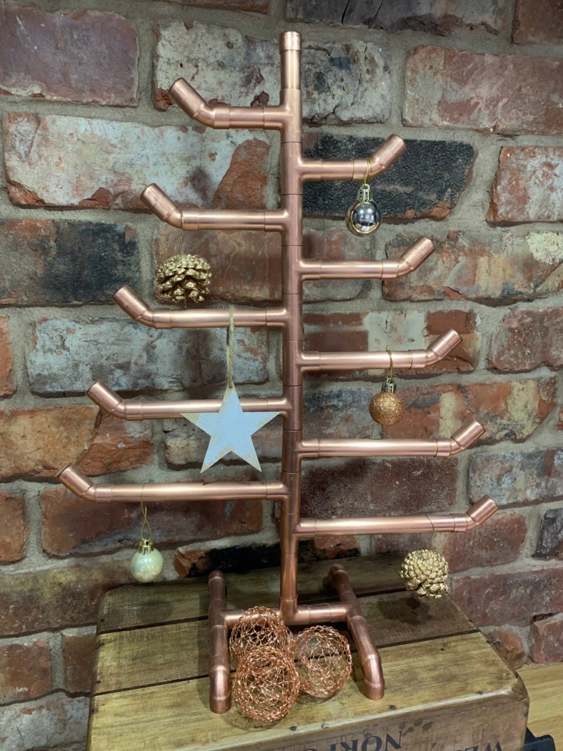 Copper Pipe Christmas Tree Etsy UK