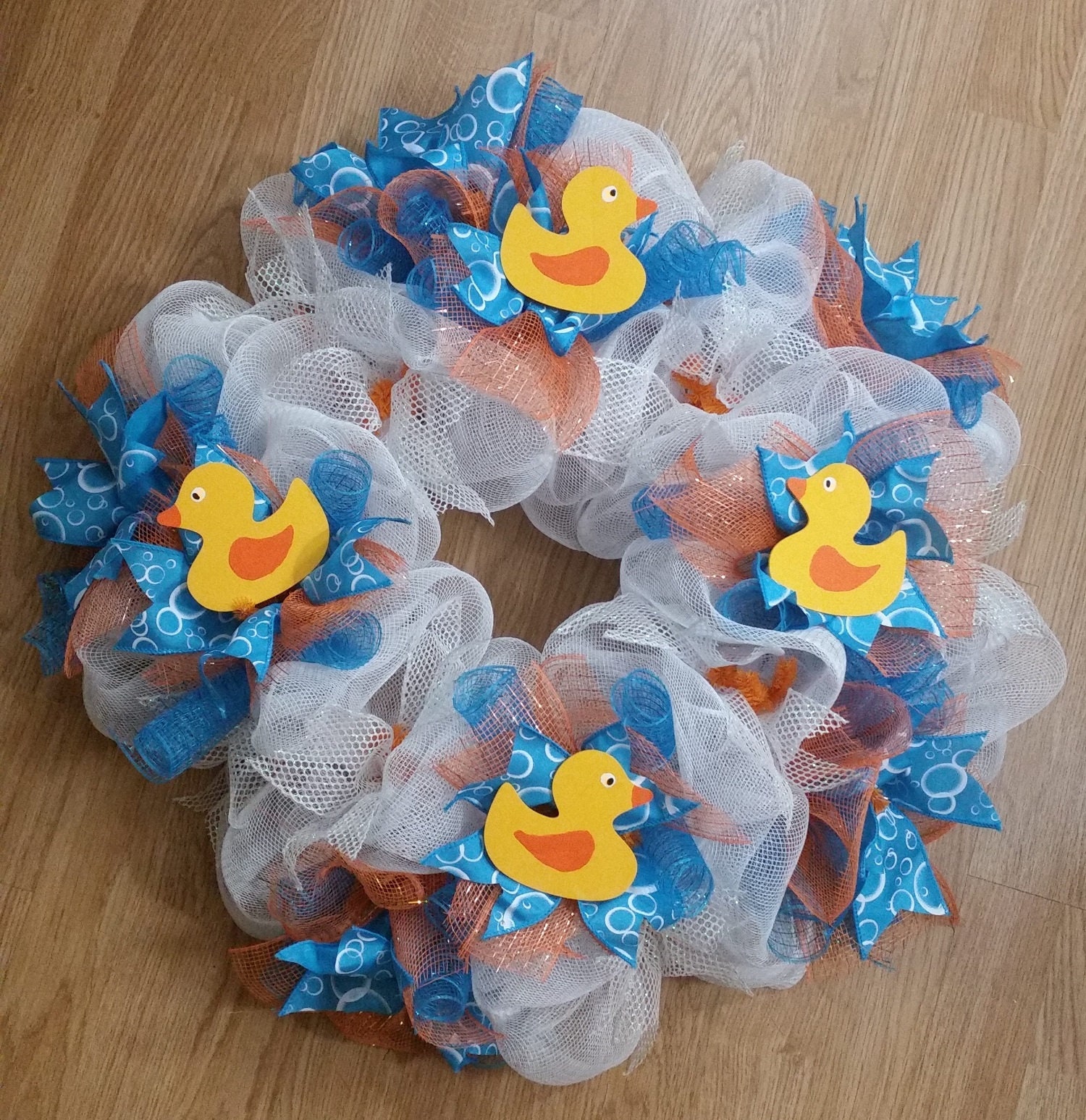 Rubber Duck Baby Shower Decorations Rubber Ducky Bathroom Etsy