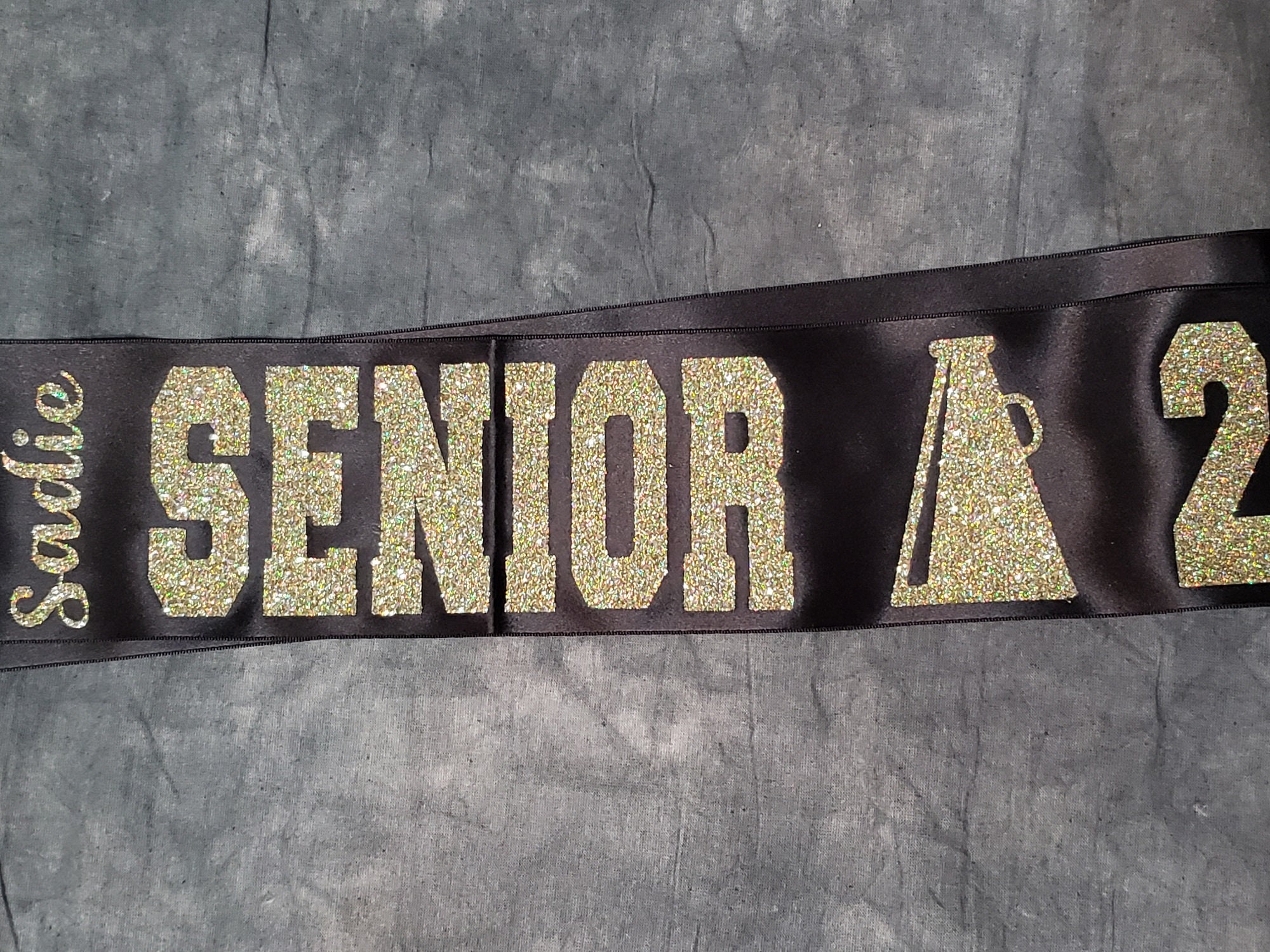 Custom Senior Sash Personalized Senior Sash Custom Graduation Etsy