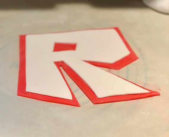 Big R Roblox Official Logo Cake Topper Etsy - big r roblox