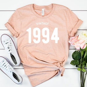 Vintage 30th birthday shirt, 1994 birthday shirt , gift for her