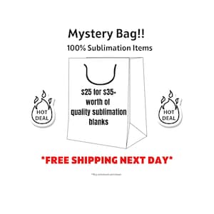 Sublimation Blanks Mystery Bag! / Sublimation Blanks / Sublimation Tumbler / Sublimation Notebook / Sublimation Blanket
