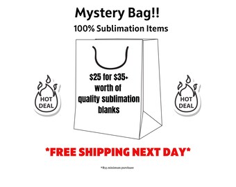 Sublimation Blanks Mystery Bag! / Sublimation Blanks / Sublimation Tumbler / Sublimation Notebook / Sublimation Blanket