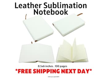 Sublimation Leather Notebook/ Sublimation Journal / Sublimation Blanks / Custom Notebook