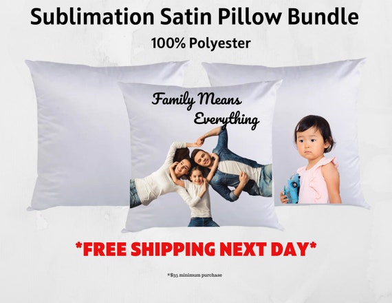 Sublimation Pillow Case / Satin Pillow Case / Sublimation Blanks