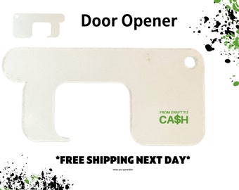 Sublimation Door Opener - Keychain - Anti Touching Keychain