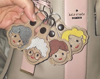 Gouden sleutelhangers voor meisjes