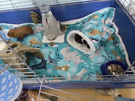 Guinea Pig Fleece Cage Liners
