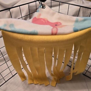 Guinea Pig Fleece Forest, Corner Curtain, Small Animal Hideaway