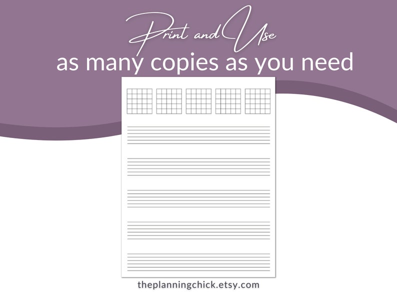 Printable Guitar Tab Sheet Music Paper, Blank Guitar Chord Sheet Music ...