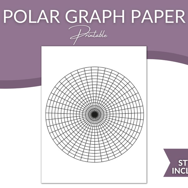 Polar Graph Template Etsy