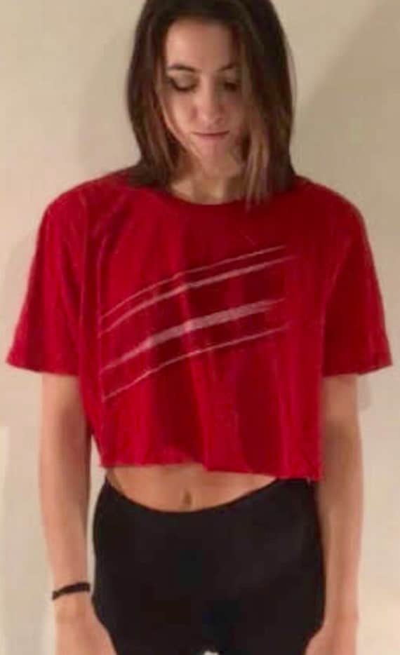 red nike tshirt