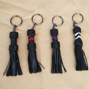 Mini Flogger Leather Keychain Key Chain