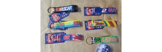 Vintage Nascar Keychain Key Loop Key Chain Gordon… - image 1