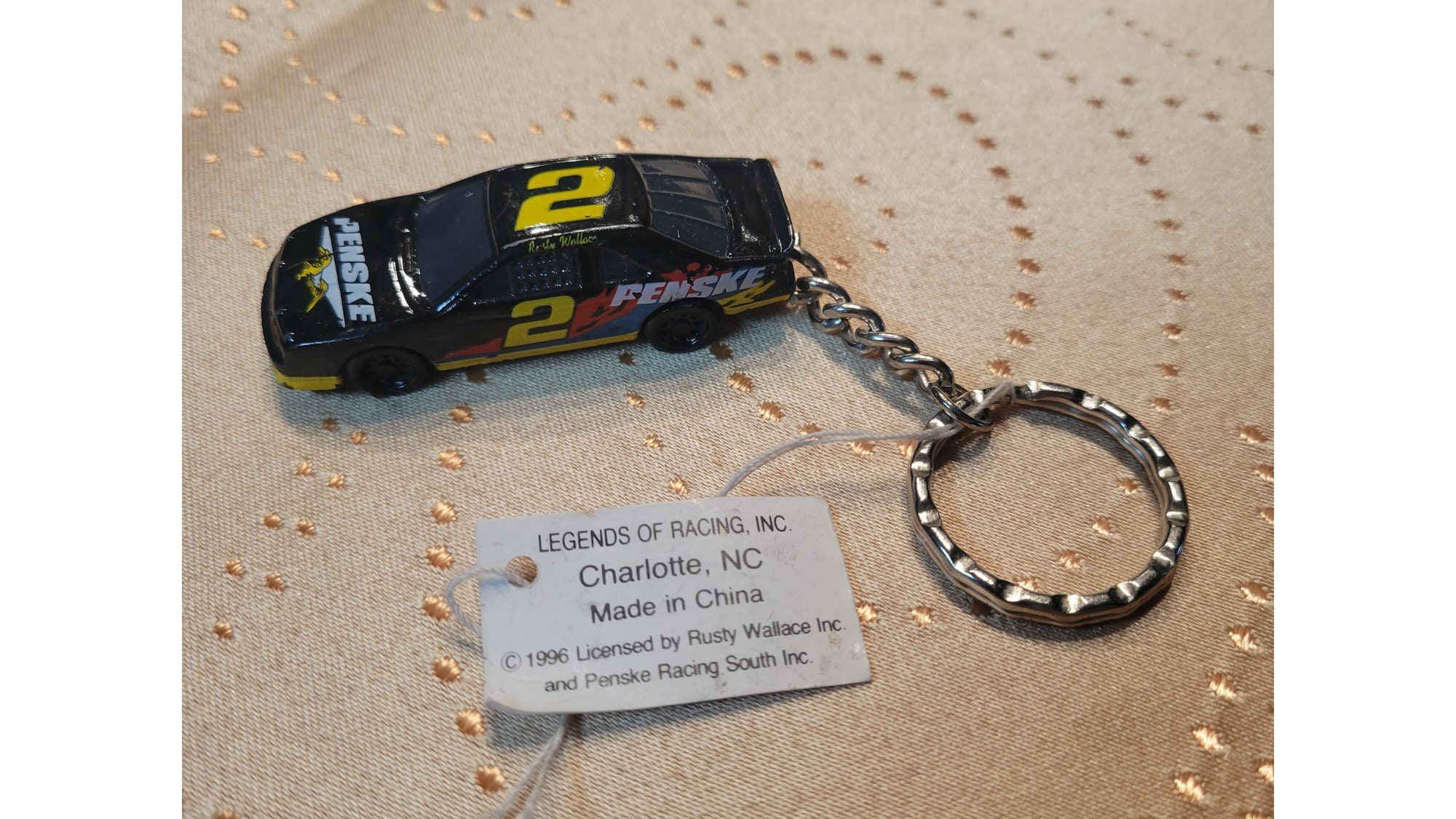 Vintage NASCAR Legends of Racing Keychain Key Chain Earnhardt Gordon ...
