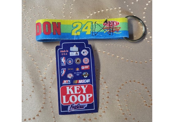 Vintage Nascar Keychain Key Loop Key Chain Gordon… - image 3