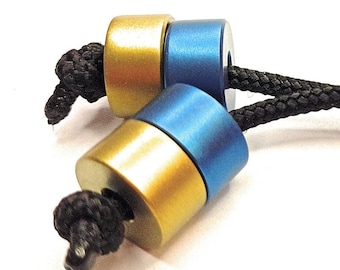 Begleri Titan Fidget Carry Anti Stress Skill Game "Blue Gold"