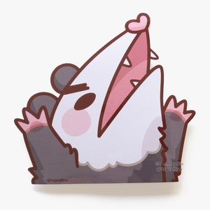 Possum Vinyl Peeker Sticker (5")