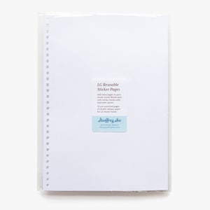 Páginas de pegatinas reutilizables MD y LG